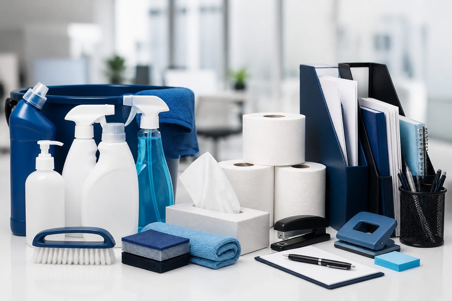 Facility cleaning and administrative supplies