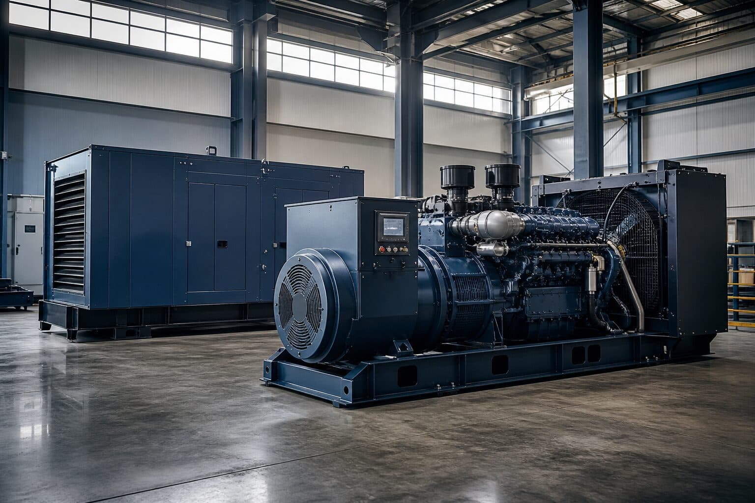 Industrial machinery on a factory floor